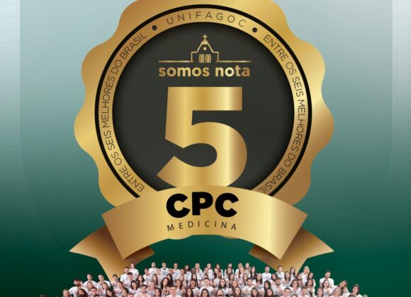Medicina UNIFAGOC é a única de Minas Gerais com NOTA MÁXIMA no Conceito Preliminar de Curso (CPC) do MEC e entra para a elite nacional do ensino superior