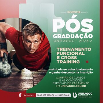 Pós-graduação UNIFAGOC: conheça o curso de Treinamento Funcional e CrossTraining