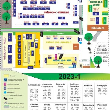 Volta às Aulas UNIFAGOC 2023.1: mapa das salas e programação especial é divulgada