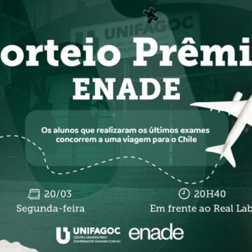 UNIFAGOC sorteia para alunos que fizerem Enade uma viagem ao Chile