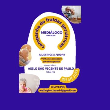 Grupo Mediálogo do UNIFAGOC promove arrecadação de fraldas em prol do Asilo São Vicente de Paulo