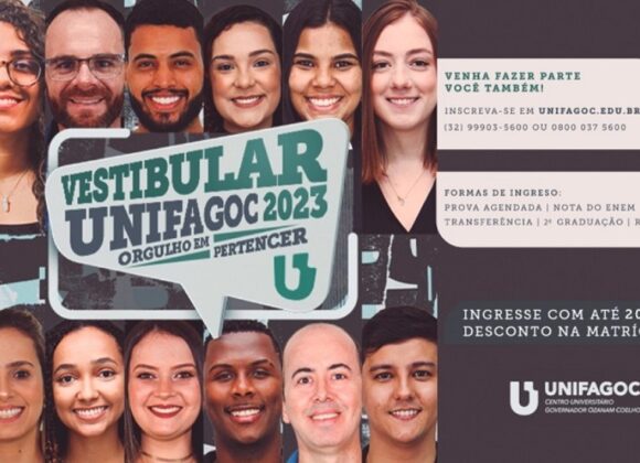Garanta sua vaga para ingressar ainda neste primeiro semestre de 2023 no UNIFAGOC com desconto de 20% na matrícula