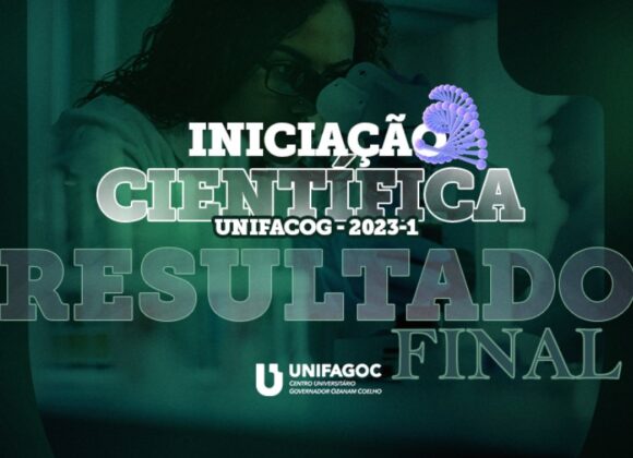 Divulgado o resultado final da seleção das bolsas de Iniciação Científica do UNIFAGOC para 2023