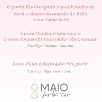 UNIFAGOC apoia Mobilização Nacional pela Saúde Mental Materna em Ubá