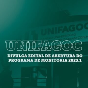 UNIFAGOC divulga edital de abertura do Programa de Monitoria 2023.1