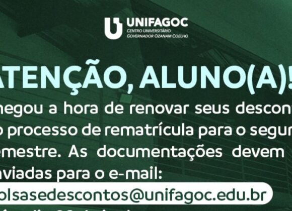 Rematrícula 2023.2: confira os descontos que devem ser renovados