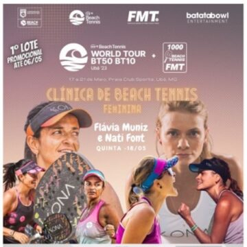 UNIFAGOC firma parceria com evento internacional de Beach Tennis e sorteia ingressos para alunos