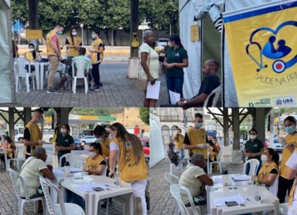 Alunos do UNIFAGOC realizam 4ª edição do projeto Saúde na Praça