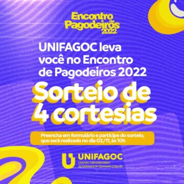 UNIFAGOC sorteia ingressos e ida ao camarim do Encontro de Pagodeiros 2022