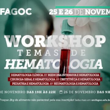 Inscrições abertas para Workshop Temas de Hematologia