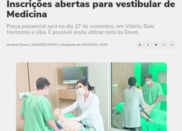 UNIFAGOC na mídia: curso de Medicina é destaque em portal Tribuna Online