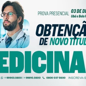 Estão abertas as inscrições para o processo seletivo de Obtenção de Novo Título da Medicina UNIFAGOC 2023-1
