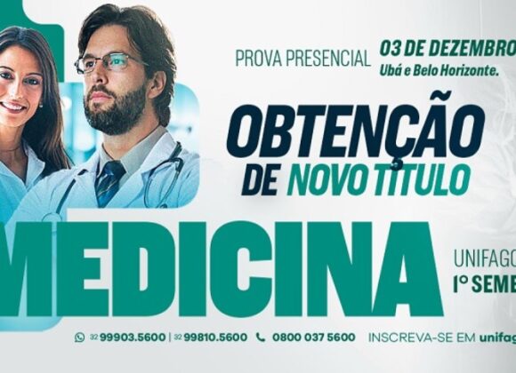 Estão abertas as inscrições para o processo seletivo de Obtenção de Novo Título da Medicina UNIFAGOC 2023-1
