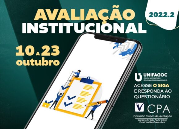 UNIFAGOC dá início a Avaliação Institucional 2022.2 na próxima segunda-feira (10)