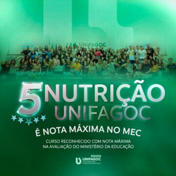 Nutrição UNIFAGOC é avaliado com nota máxima pelo MEC