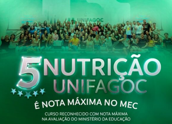 Nutrição UNIFAGOC é avaliado com nota máxima pelo MEC