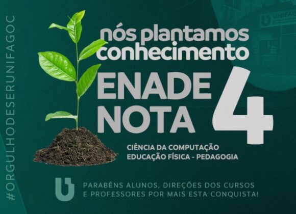 Computação, Educação Física e Pedagogia UNIFAGOC são nota 4 no ENADE