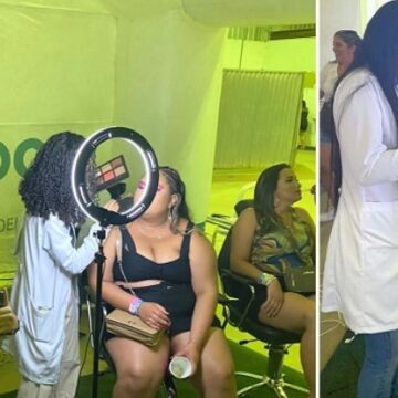 Curso de Estética e Cosmética do UNIFAGOC esteve presente na Festa do Leão 2022
