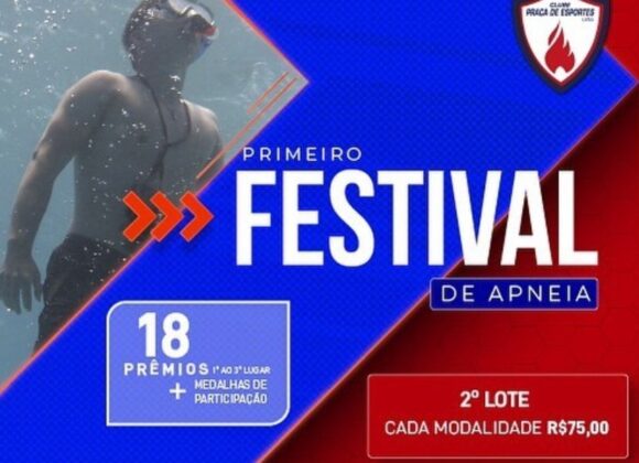 Alunos da Educação Física UNIFAGOC representam a instituição em Festival de Apneia de Ubá