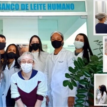 Alunos da Nutrição UNIFAGOC realizam visita ao Banco de Leite do Hospital Santa Isabel