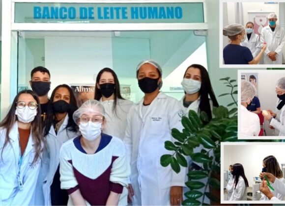 Alunos da Nutrição UNIFAGOC realizam visita ao Banco de Leite do Hospital Santa Isabel