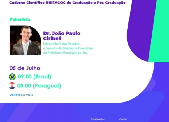 Professor da Instituição apresenta Revistas Científicas UNIFAGOC em evento internacional