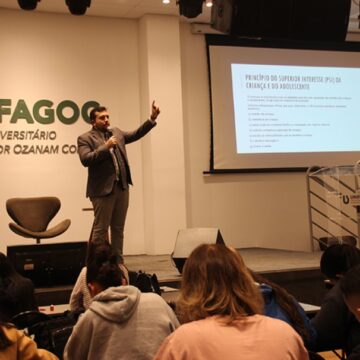 Garantismo do ECA é abordado em palestra do Direito UNIFAGOC