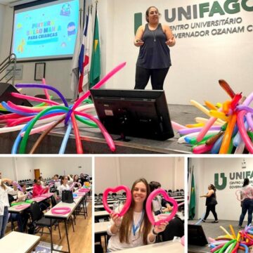 Pedagogia UNIFAGOC promove Oficina de Pintura de rosto e balão