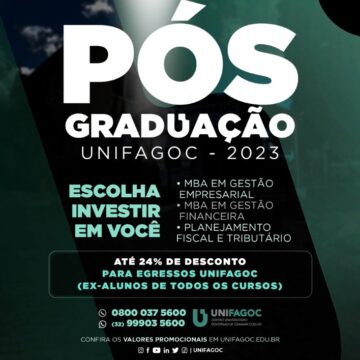 Pós-graduação UNIFAGOC: ex-alunos da instituição ganham até 24% de desconto nas mensalidades