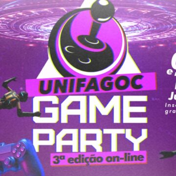 3º edição do UNIFAGOC Game Party on-line acontece em julho