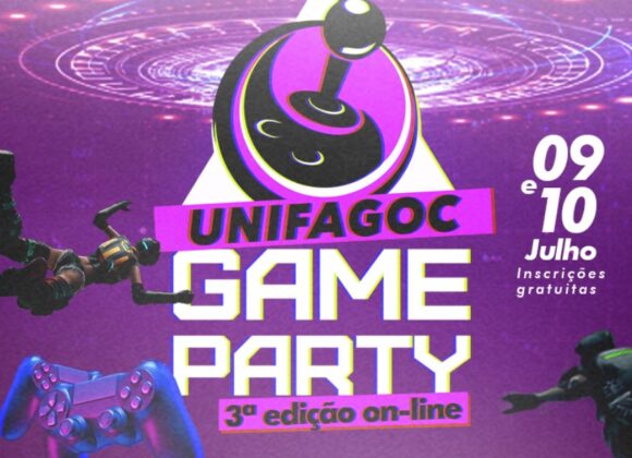 3º edição do UNIFAGOC Game Party on-line acontece em julho