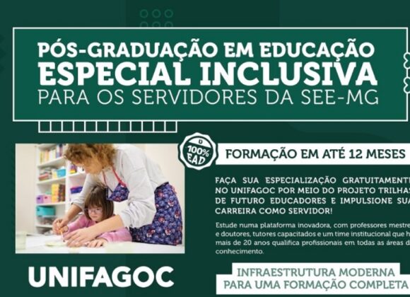 Programa Trilhas do Futuro tem inscrições prorrogadas; UNIFAGOC oferece pós-graduação gratuita para servidores da educação