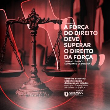 Dia do Estudante de Direito: saiba mais sobre a data e confira depoimentos de alunos do UNIFAGOC