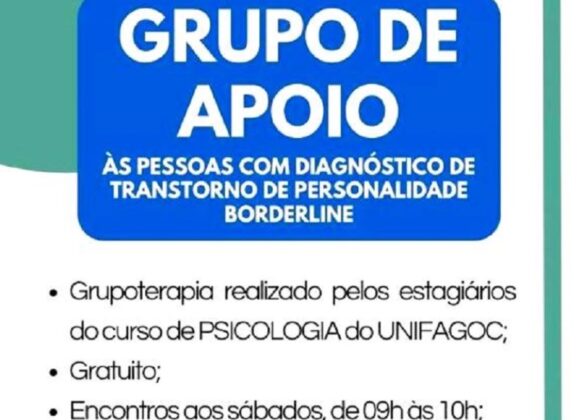 Psicologia UNIFAGOC realiza grupo de apoio a pessoas com transtorno de personalidade Borderline