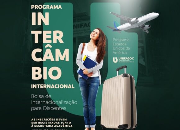Bolsa de Internacionalização: Programa de Intercâmbio Internacional do UNIFAGOC recebe inscrições