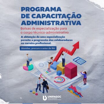 Disponível resultado do Programa de Capacitação Administrativa do UNIFAGOC