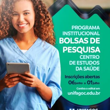 Centro de Estudos da Saúde UNIFAGOC recebe inscrições para o Programa Institucional de Bolsas