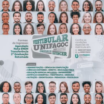 Orgulho em pertencer: UNIFAGOC abre inscrições para Vestibular do segundo semestre de 2023