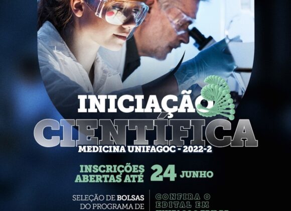 Programa Iniciação Científica de Medicina 2022-2: UNIFAGOC abre inscrições para seleção de bolsas