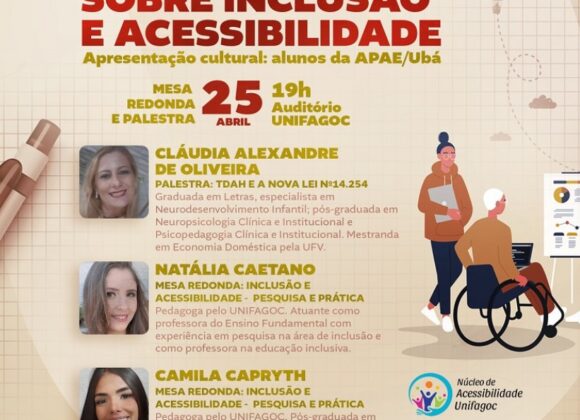 Pedagogia e NAF do UNIFAGOC promovem IX Encontro sobre Inclusão e Acessibilidade