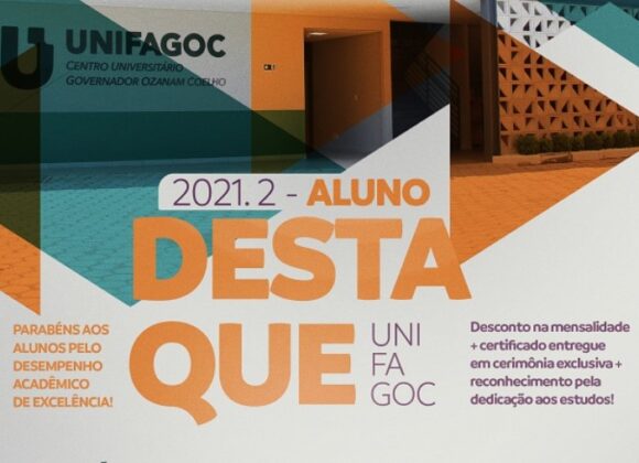 Premiação Aluno Destaque UNIFAGOC será realizada neste sábado; conheça os selecionados