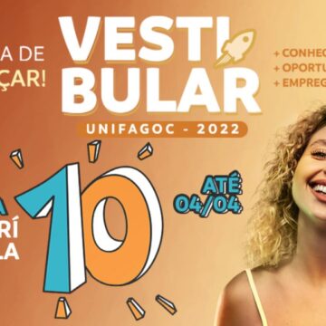 Promoção É Hora de Avançar UNIFAGOC garante desconto de 10% para matrículas até 4 de abril e brindes exclusivos