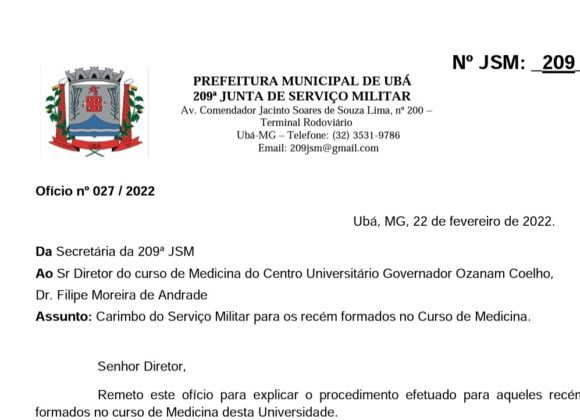 Confira procedimento para atualização de documentos militares de recém-formados em Medicina