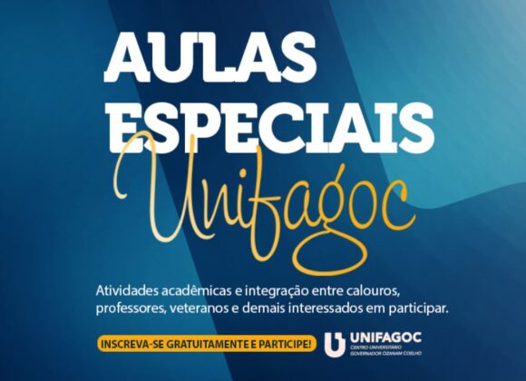UNIFAGOC realiza Aulas Especiais a partir da próxima segunda-feira (14)