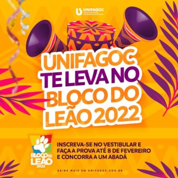 UNIFAGOC sorteia abadás do Bloco do Leão 2022