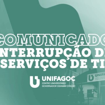 Serviços de TI do UNIFAGOC ficarão fora do ar nesta sexta (21)