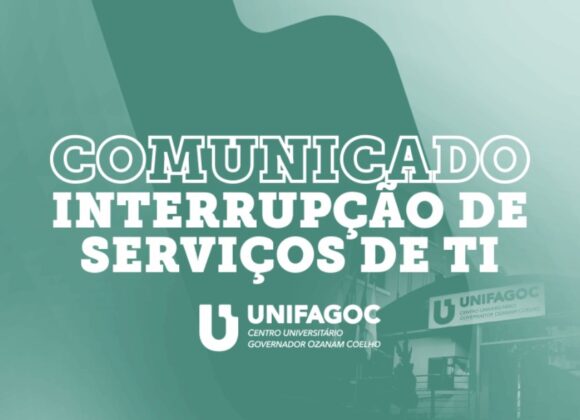 Serviços de TI do UNIFAGOC ficarão fora do ar nesta sexta (21)