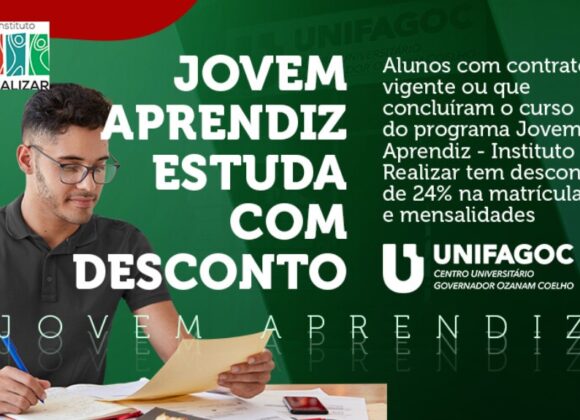 UNIFAGOC oferece desconto para o Jovem Aprendiz; Saiba mais