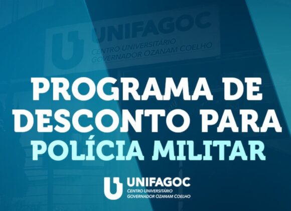 Saiba como estudar no UNIFAGOC por meio do programa de desconto para Polícia Militar