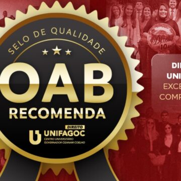 Qualidade reconhecida: Direito do UNIFAGOC recebe Selo OAB Recomenda